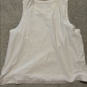 Lululemon White Sleeveless Top
